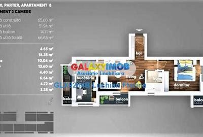 Comision 0% I 2 camere, 3 balcoane, loc de parcare I Kristal Residence - 13
