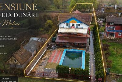 Pensiune Delta Dunarii | 14 camere, piscina, 2.034 mp teren, deschidere dir - 1