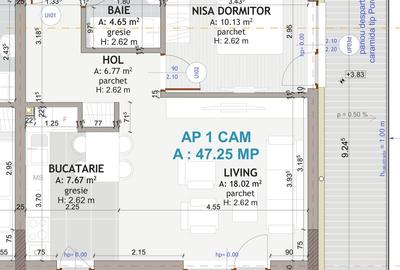 Apartament finisat 2 camere 47 mp cu balcon de 24 mp, bloc nou str. Eroilor