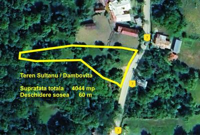 Teren Construcții intravilan de 4044 mp, în Sultanu