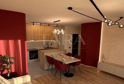 Apartament cu 2 camere semidecomandat, mobilat în Apahida