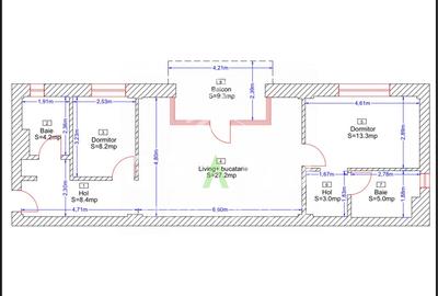 Apartament NOU cu 3 camere | 70 mp+terasa 10 mp | Garaj subteran | Borhanci - 13