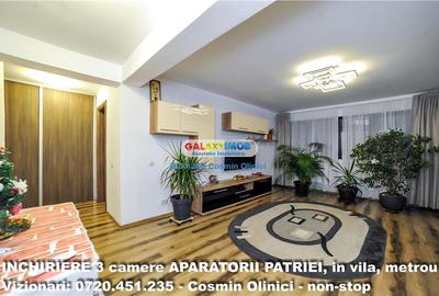 INCHIRIERE 3 camere BERCENI - Aparatorii Patriei, metrou, in vila - 1