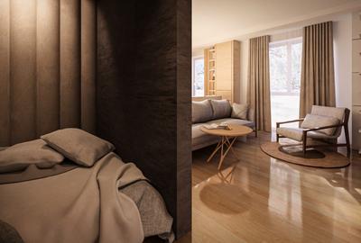 Garsonieră decomandată în Est