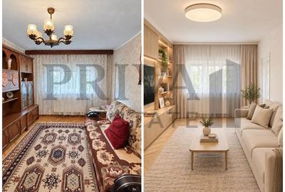 Apartament cu 3 camere decomandat, mobilat în Lipovei