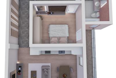Apartament 2 camere, 62 mp, Mosnita Noua, cartier Armonia - 5