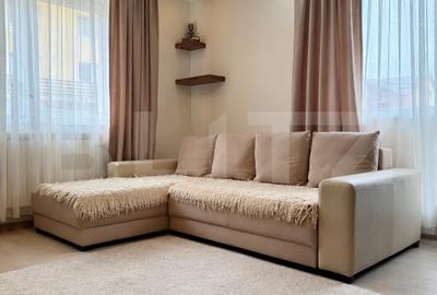 Apartament cu 2 camere decomandat, mobilat în Sânpetru