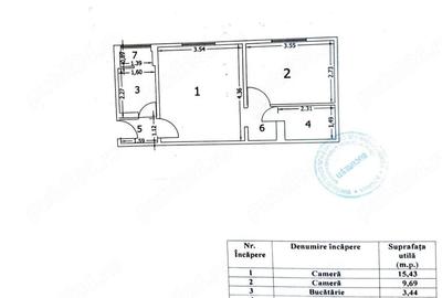Apartament 2 camere. Mobilat si utilat. Zona Almasu Mare. - 8