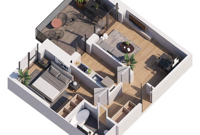 Oferta! Apartament 2 camere cu parcare si boxa incluse in pret - 2