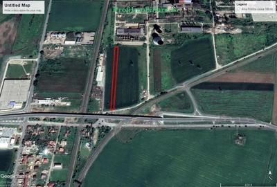 Teren 5.000 mp pt. diverse activitati cu acces din sosea strada Ovidiu in fata l - 4