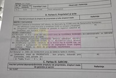 6,26 ha lângă DEx12 Pitești | 2,95 €/mp | acces DJ Pitești–Craiova - 10