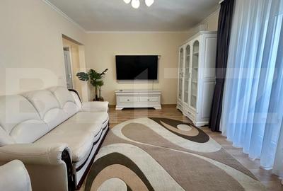 Apartament cu 3 camere decomandat, mobilat în Nufărul