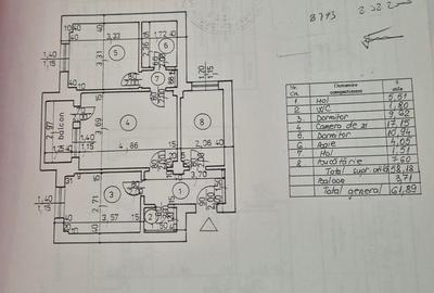 SE VINDE Apartament cu 3 camere semidecomandat, central in Mun. Falticeni, SV - 8