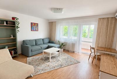 Apartament cu 2 camere semidecomandat, mobilat în Aviației