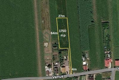 Teren Construcții intravilan de 1750 mp, în Nicolae Bălcescu