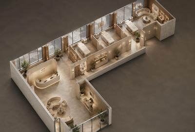 Ultimul spatiu comercial• 350 mp • Parter •Vitrine • Aviației Tower by Radacini - 7