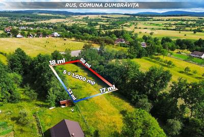 Teren intravilan cu priveliste de vanzare in Rus - 6