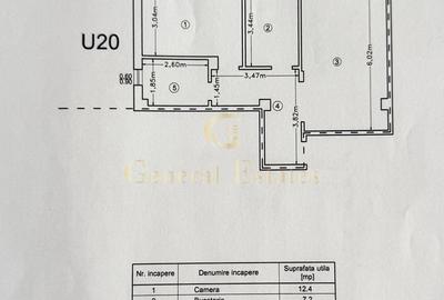 Vânzare apartament cu 2 camere, 53 m.p. - Gata de intrare. - 39