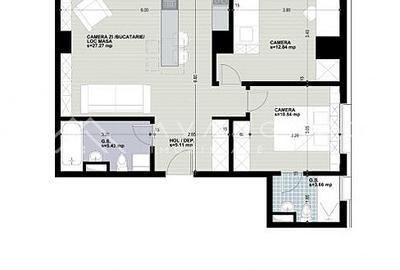 Apartament 3 Camere | 63 mp  | zona Dorobantilor - 1