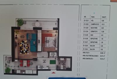 Apartament 2 camere decomandat cu două balcoane, București sector 3 zona nouă - 1
