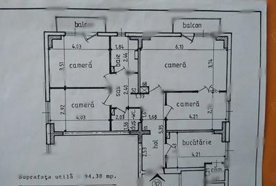 Rond Vechi Nicolina! Apartament Decomandat 4 camere ! 96mp, etaj 6! - 2