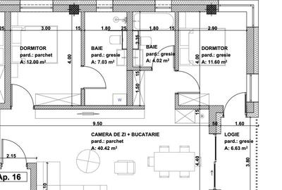 Apartament in bloc nou cu 3 camere Zona Centru vechi! Comision 0! - 2