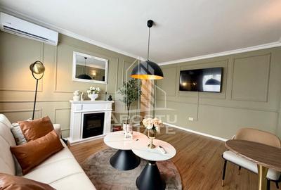 Apartament cu 3 camere semidecomandat, mobilat în Cetății