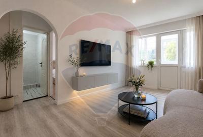 Apartament cu 2 camere semidecomandat, mobilat în Mircea cel Bătrân
