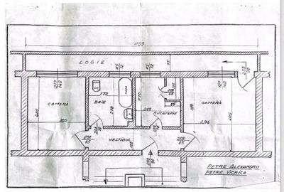 Apartament 2 camere - Zona Gara - Etaj 1 - Centrala Pe Gaze