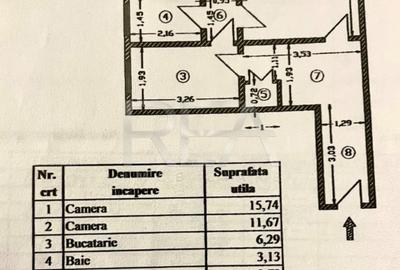 2 camere, 9/10, anvelopat, proiect centrala-Drumul Taberei - 8