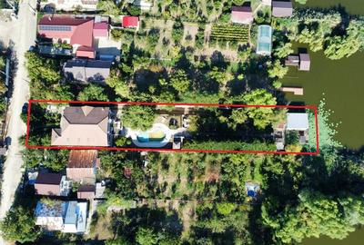 Vila individuala P+1+M cu deschidere la Lacul Snagov, piscina, sauna, ponton ! - 54