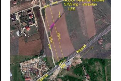 RECO Teren intravilan  5755 mp -zona rezidentiala Les - 2