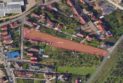 Teren intravilan pentru dezvoltare rezidentiala | 5.680 mp | front dublu | zona - 2