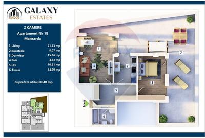 COMISION 0% Apartament 2 camere/ Tractorul / Galaxy Estates - 3