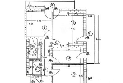 Apartament cu 3 camere decomandat în 13 Septembrie