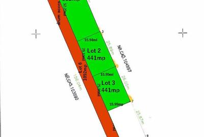 Teren intravilan 2492mp dezmembrat(vezi schita) ,drum 7m latime,str.Grivita! - 1
