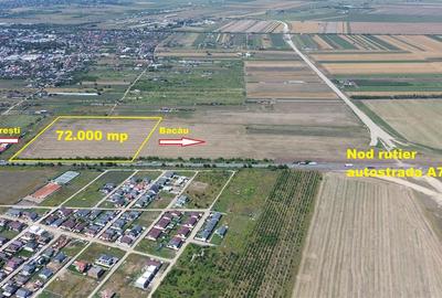 Teren de vanzare pe E 85 langa Autostrada A7  Focsani - 2