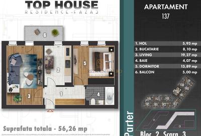 Apartament de vanzare 2 camere, decomandat, langa parc, Bd Metalurgiei - 8