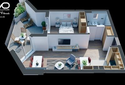 AP. 2 CAMERE | TERASĂ | 3 VARIANTE | SHOPPING CITY SIBIU | Evolution Apartments - 7