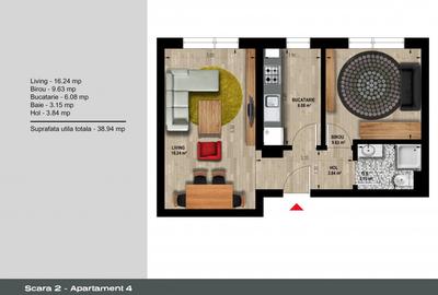 Apartamente 2 camere Weiner 12 Residence Militari Direct Dezvoltator - 16