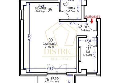 Apartament cu o camera | Aradului - 8