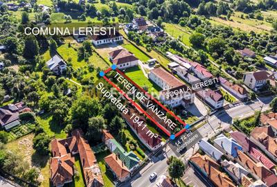 Teren Construcții intravilan de 1941 mp, în Lerești