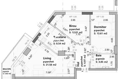 Apartament 3 camere Intabulat - 8
