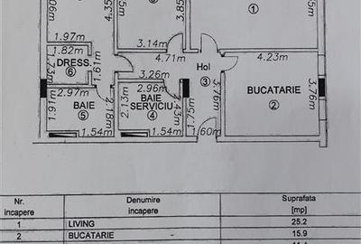 APARTAMENT 3 CAMERE CU PARCARE SUBTERANA IN ISARAN - TRACTORUL ZONA CORESI MALL - 18