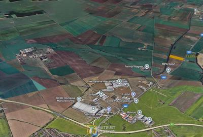 Teren industrial 13.975 mp – Zona Industrială Sud Arad, acces rapid A1 - 3