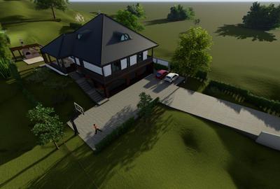Cadru natural deosebit, teren 2260 mp cu autorizatie de constructie - 4