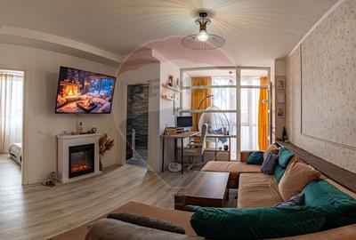 Apartament cu 2 camere semidecomandat, mobilat în Lunca Cetățuii