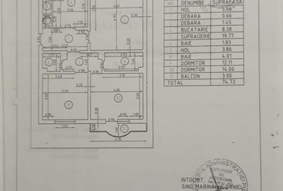 Vitan Mall -  Apartament 3 camere - hol H - 2 bai - centrala termica - et4/8 - 9