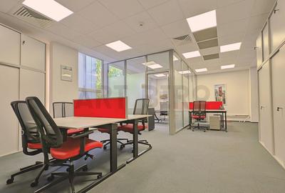 Zero comision, 200-600mp birou mobilat, move-in, Preciziei, 9' metrou - 1