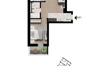 FAZA 5, bloc 6 Maniu 141 - Apartament 2 camere - 10